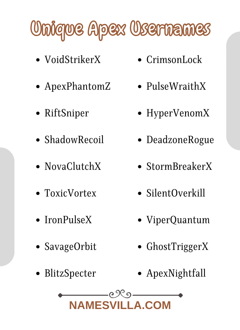 Unique Apex Usernames