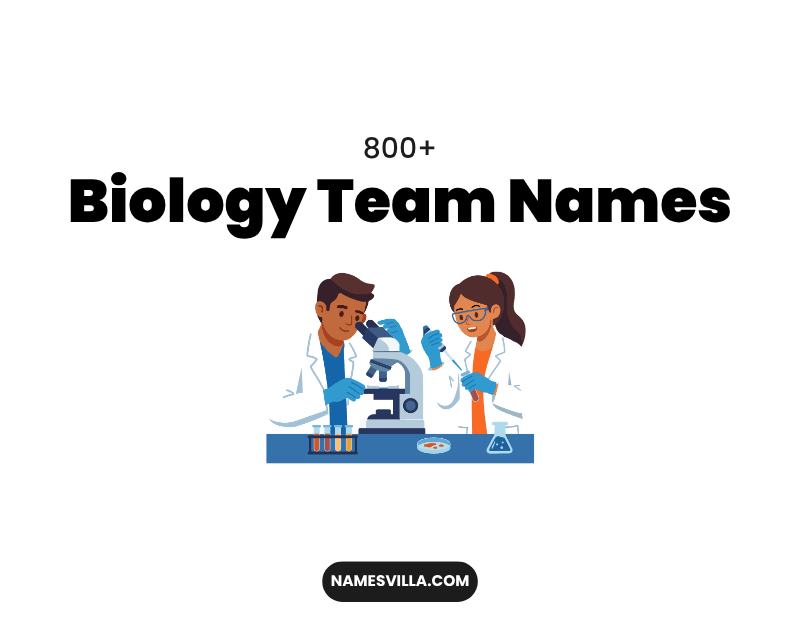 Biology Team Names