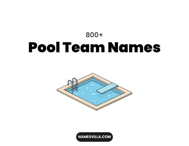 Pool Team Names