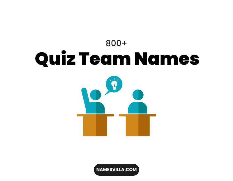 Quiz Team Names
