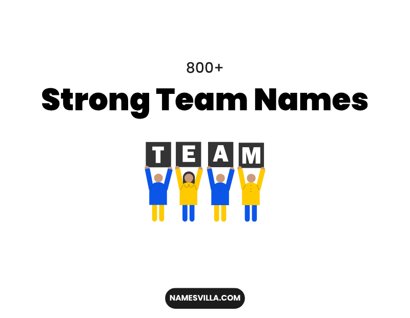 Strong Team Names