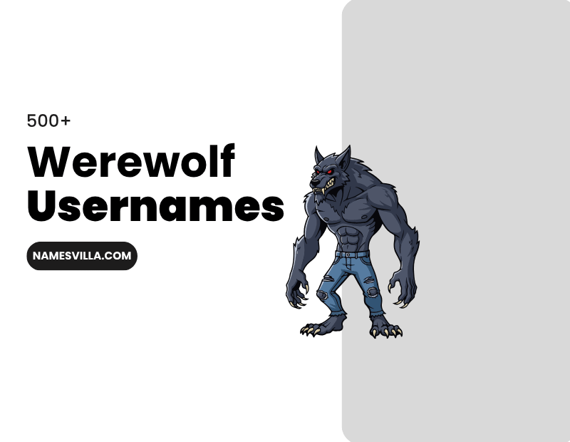 Werewolf Usernames