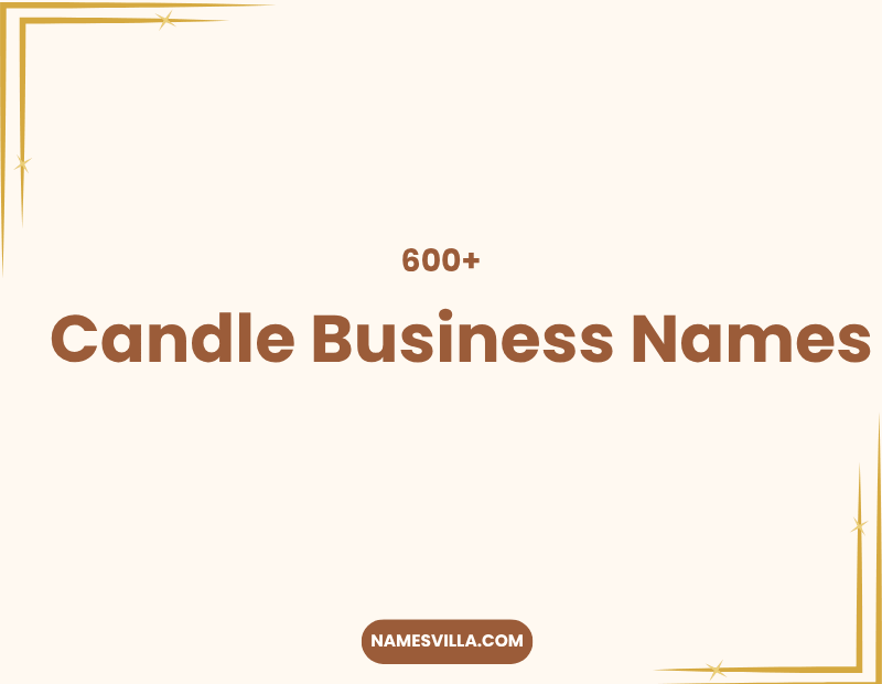 Candle Business Names