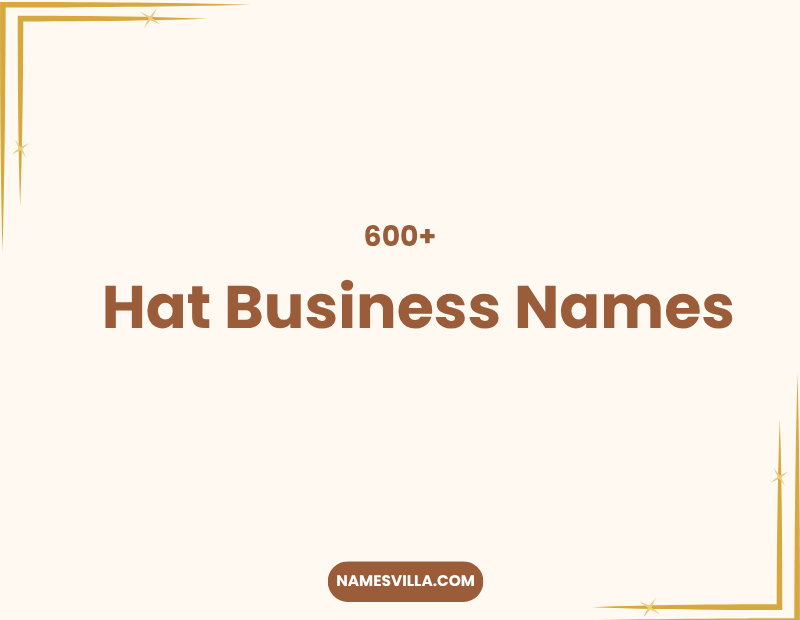 Hat Business Names