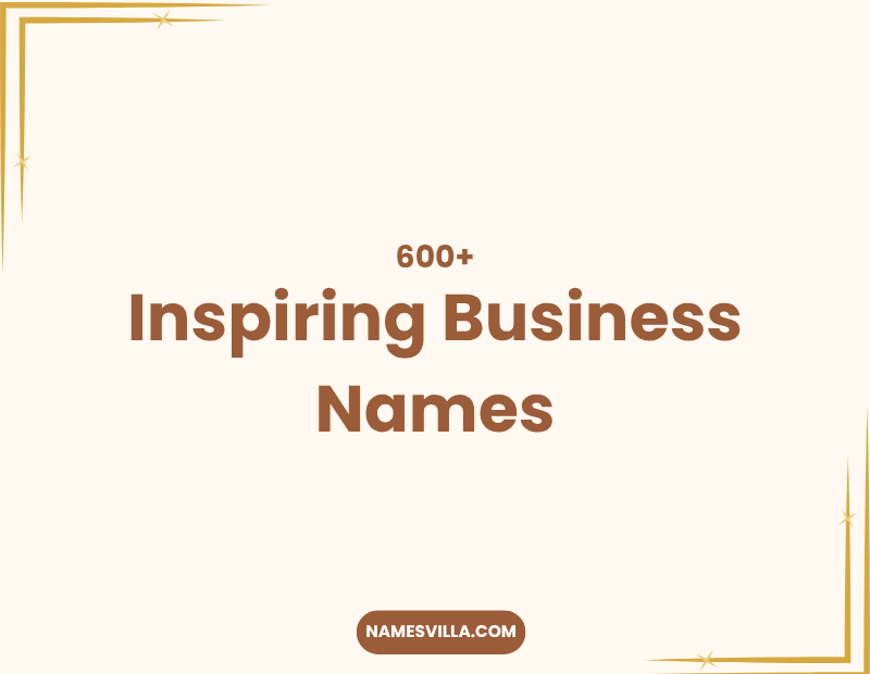 Inspiring Business Names