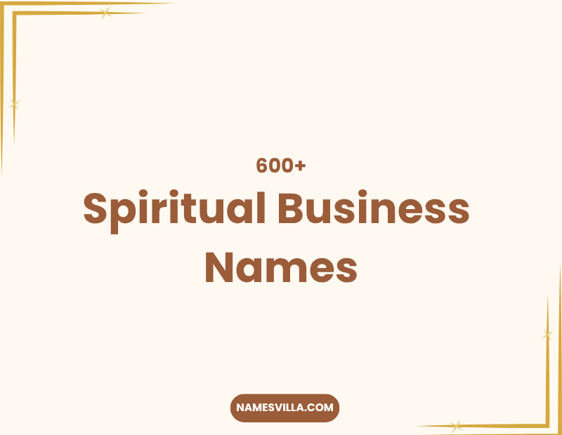 Spiritual Business Names