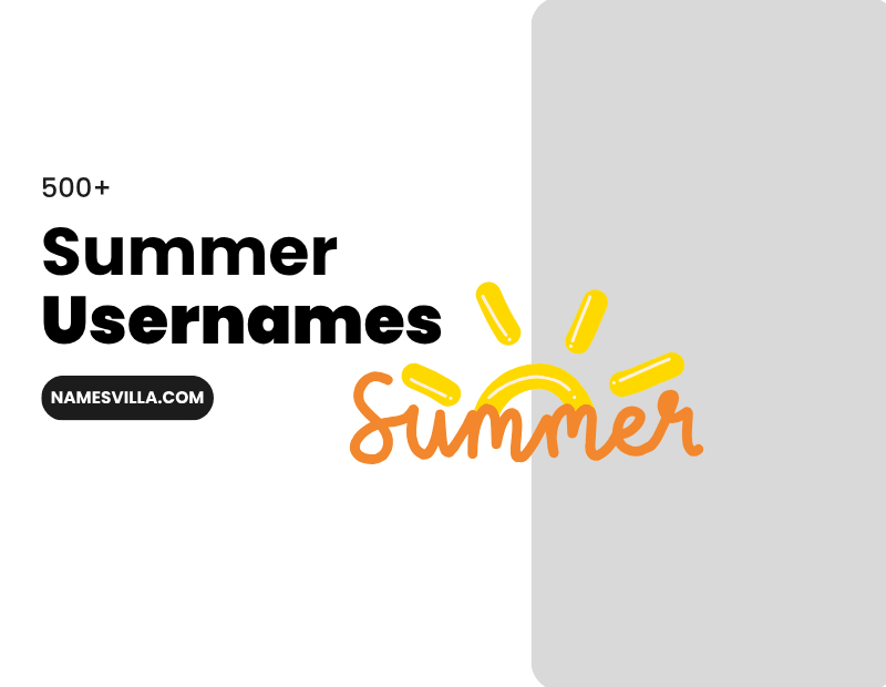 Summer Usernames