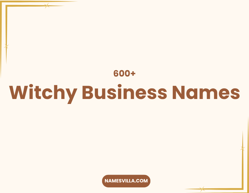 Witchy Business Names
