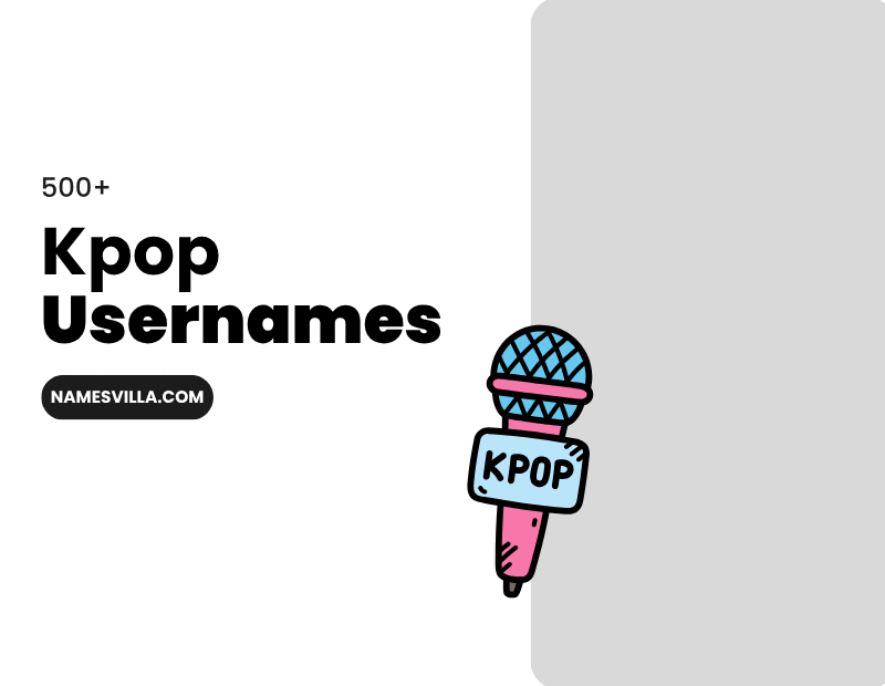 Kpop Usernames